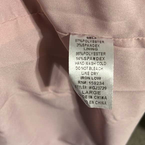 Hot & Delicious mauve pink plaid trench coat, size large, NWT. - Picture 13 of 13